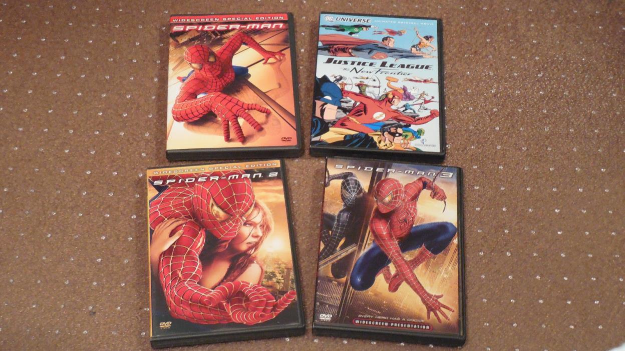 DVD Spider-Man Special Edition / 1 & 2 / Justice League New Frontier - Action