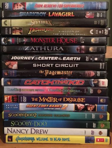 Action & Adventure Family DVD Movie lot Hit Movies