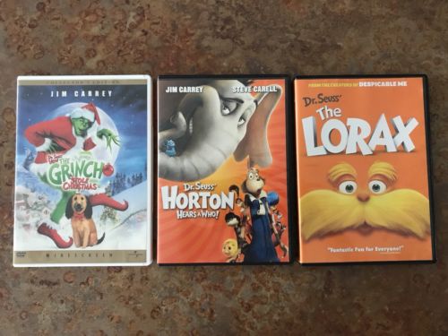 Lot Of Dr Seuss DVDs