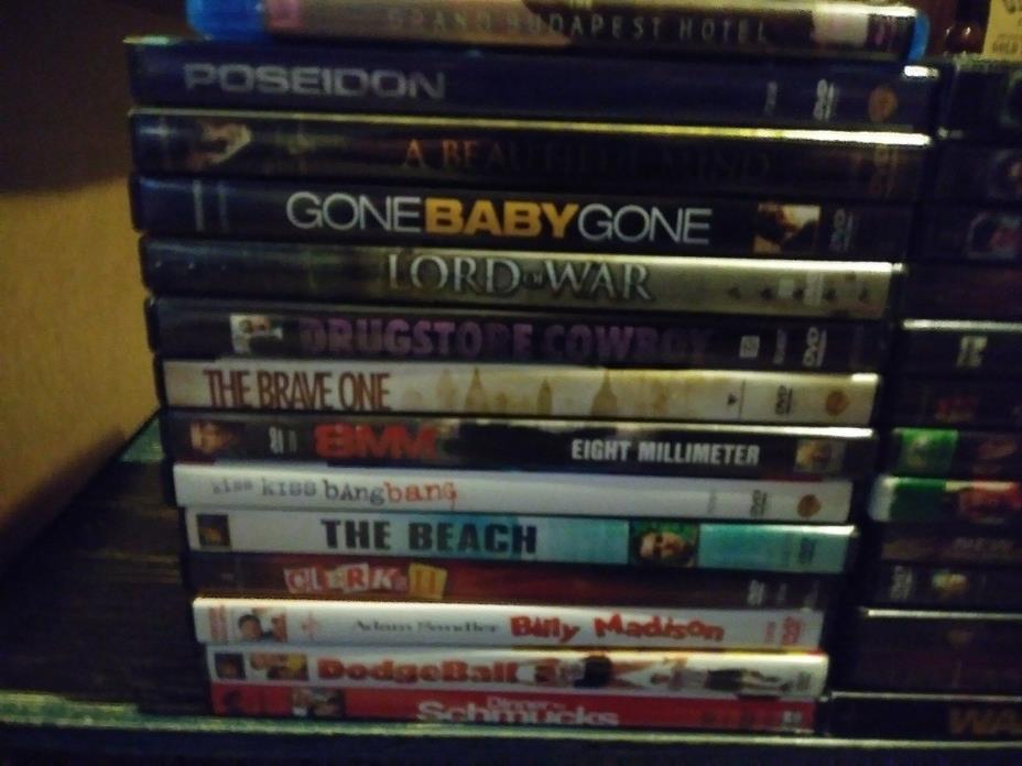 27 Movie lot DVD multi genre look!
