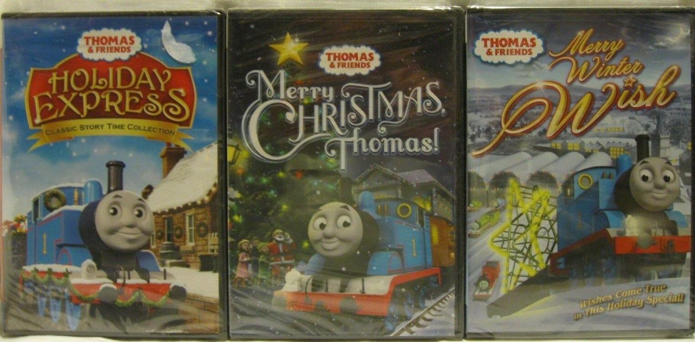 Thomas and Friends-3 Holiday Movie Collection (DVD, 2010) Holiday Express & More