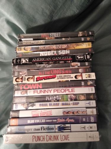 Lot of 16 New Sealed  DVD Comedy Action Movies Exact Titles Shown Nice Mix