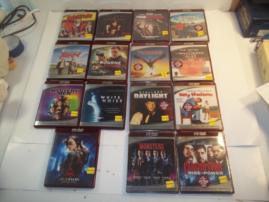 Lot od 15 hd dvd lot Borne identity-Smoky and the bandit more- some still sealed