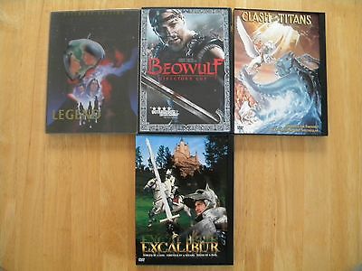 Legend Ultimate edition, Clash of the titans,  Excalibur and Beowulf