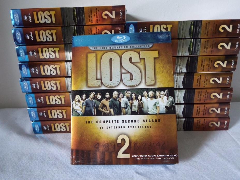Lost-Complete 2nd Season-Blu-Ray-New-Factory Sealed-20 Sets