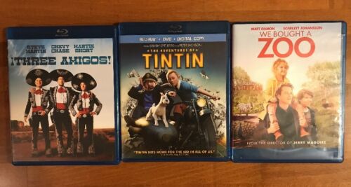 Lot Of 3 (Three) Blu-Ray Movies With Cases Disc