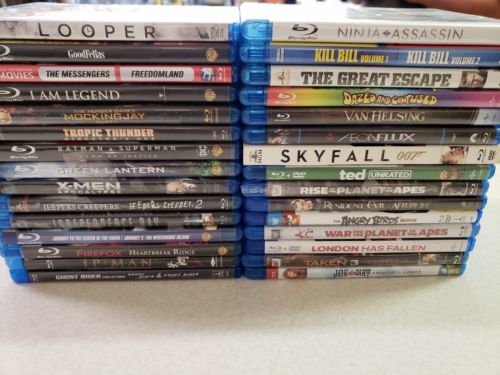 Lot of 30 Blu Ray movies, Buy it Now