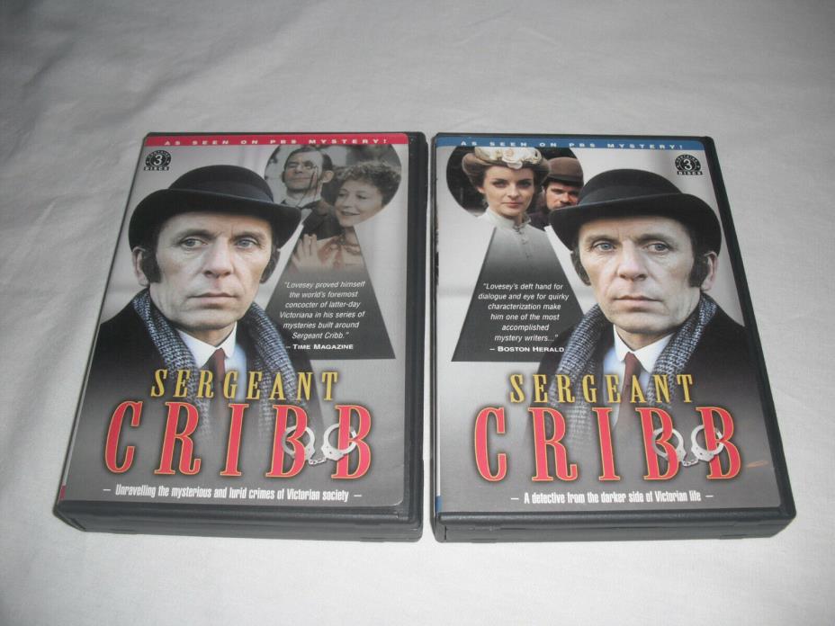 Sergeant Cribb DVD LOT Collection Set British TV Series Seasons PBS Mystery