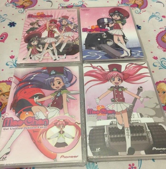 Anime Sealed New DVD Lot - Mao-Chan - Vol 1 2 3 4 Complete Collection Pioneer