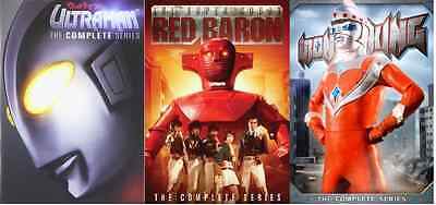 Ultraman Super Robot Red Baron Iron King 3pack 11-DVD SET NEW Dinosaurs & Aliens