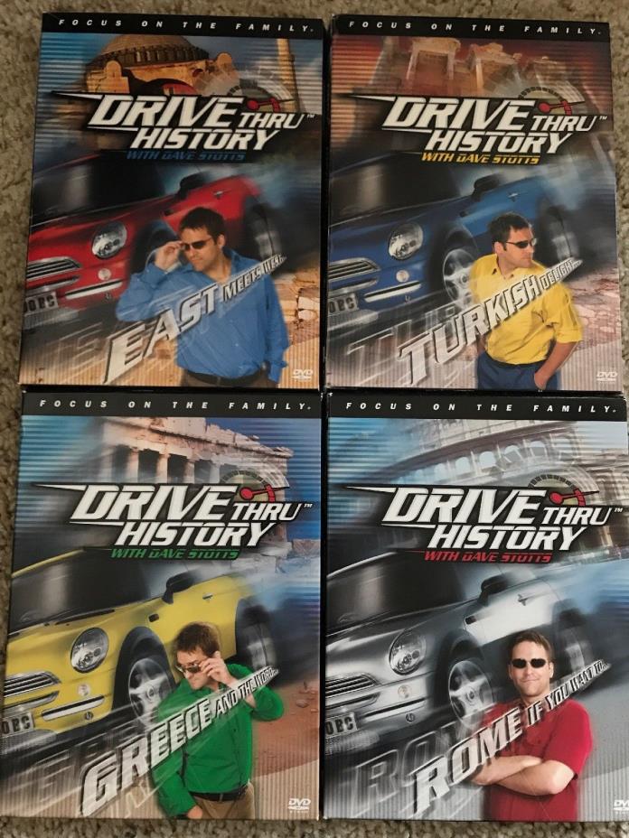 Drive Thru History 4 DVD SET Ancient Rome Greece Turkey Asia Minor Dave Stotts