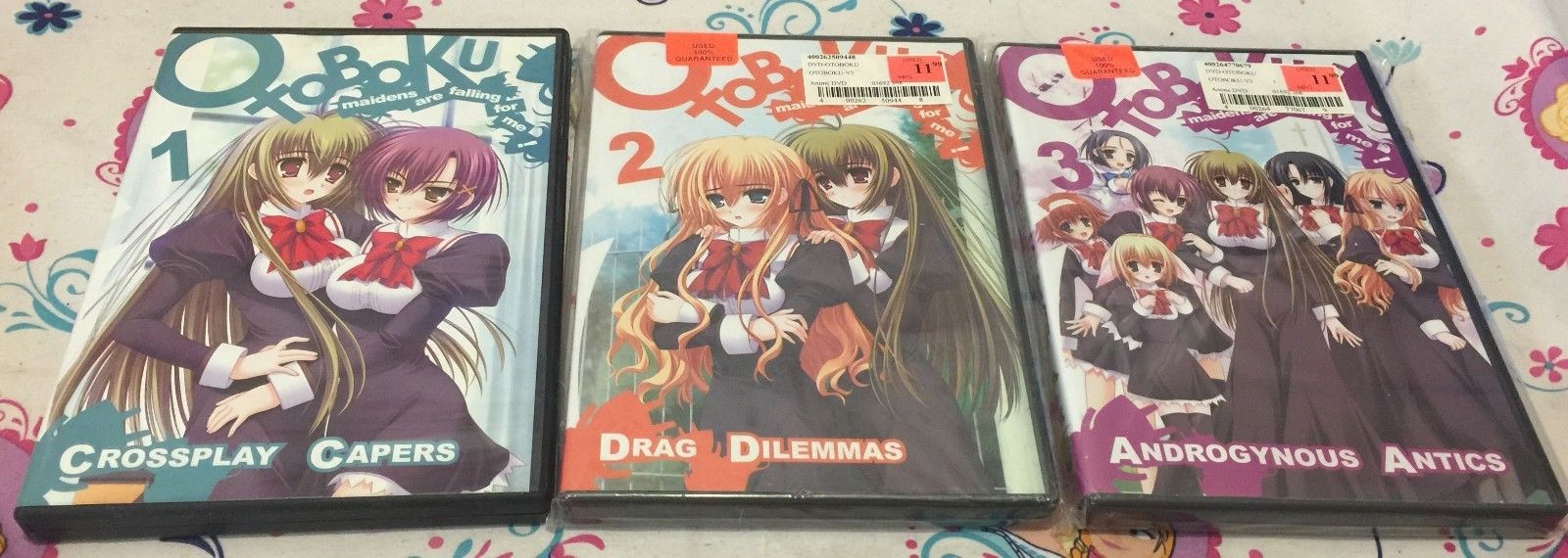 Anime DVD Lot - Otoboku: Maidens Are Falling For Me Vol.1,2,3