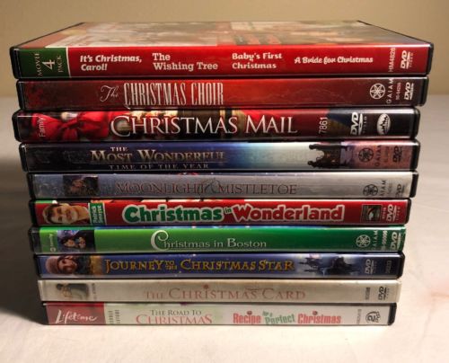 Lot Of 10 DVDs Christmas Holiday Hallmark Lifetime ABC Family & More