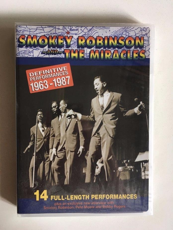 SMOKEY ROBINSON Definitive Performances 1963-87 DVD Motown FACTORY SEALED NEW