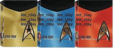 Star Trek Complete Remastered Original Series Seasons 1-3 1 2 3  25-DVD NEW SALE