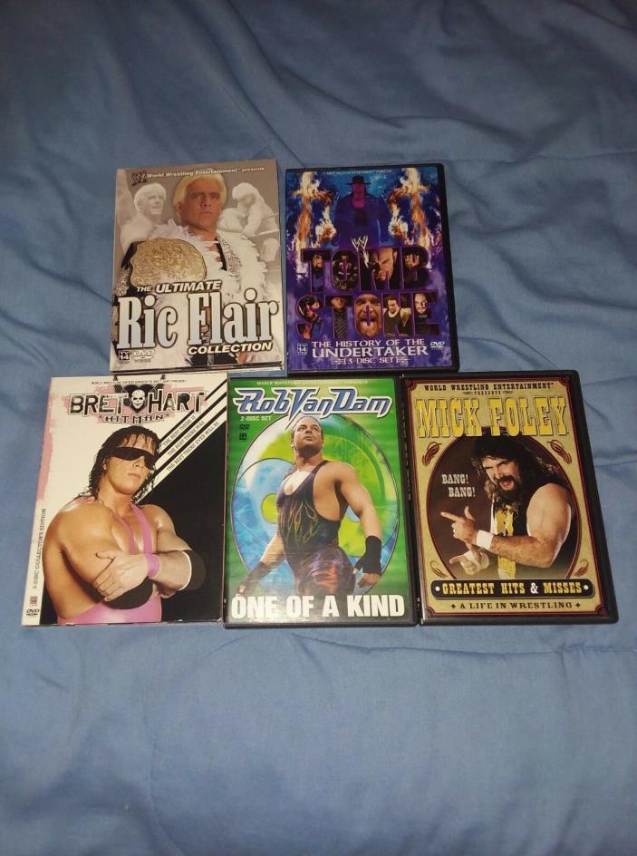 WWE WWF Wrestling DVD Lot (5 Titles)