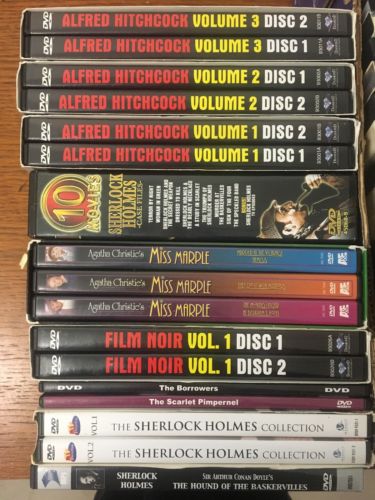 17 Mystery DVDs Lot