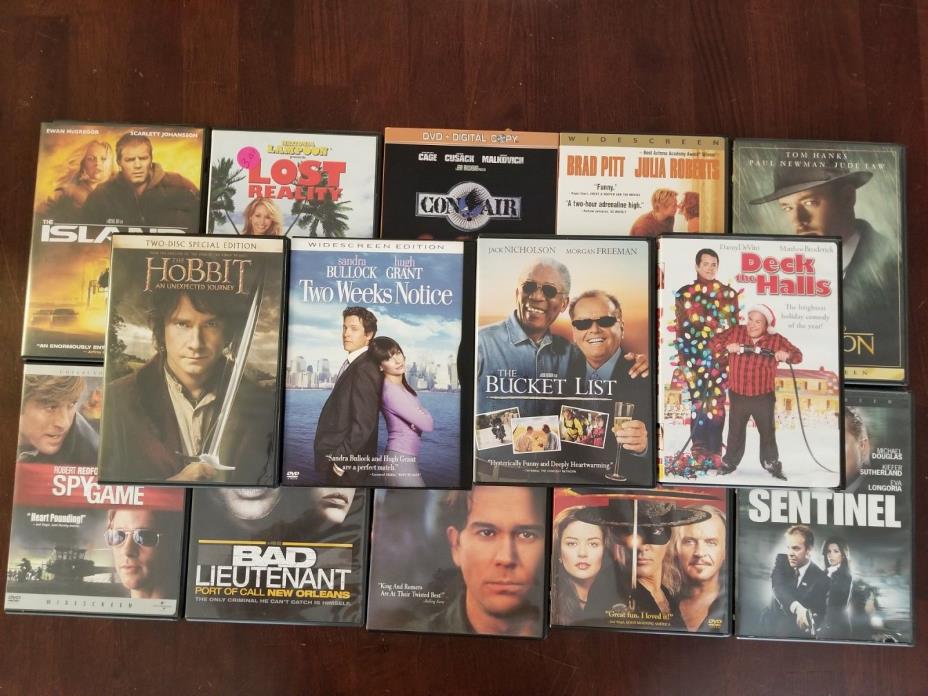 LOT OF 22 ASSORTED DVDS MOVIES BULK GREAT MIX OF DVD MOVIES!