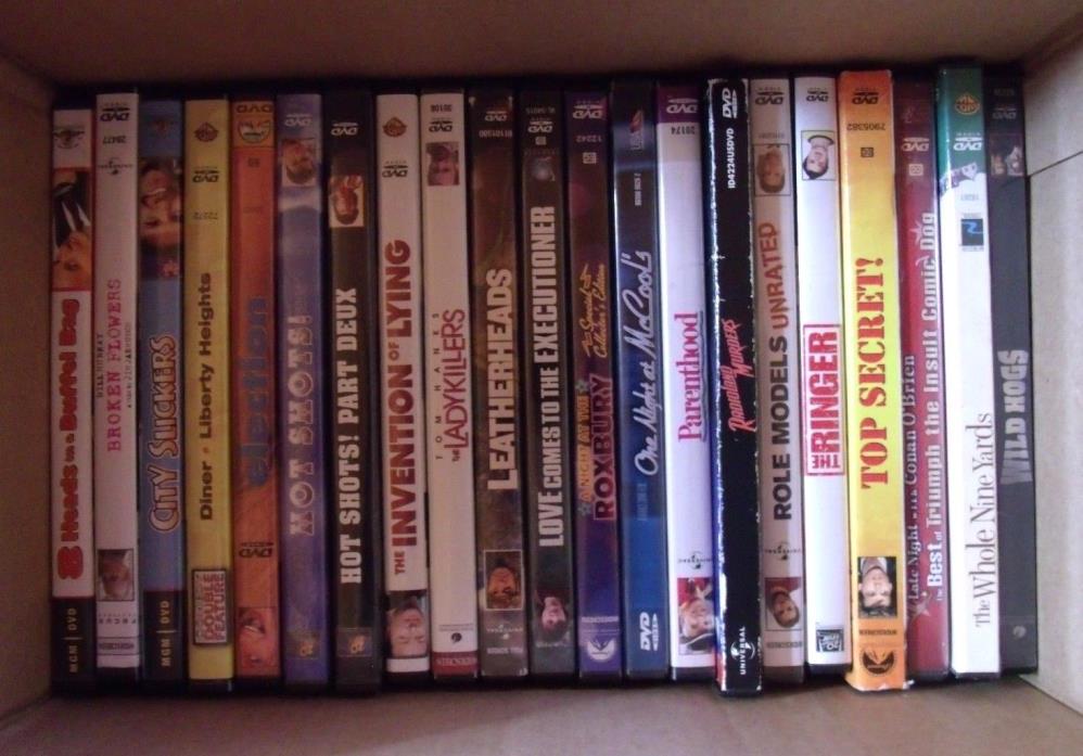 LOT OF 21 COMEDY/COMEDY-DRAMA DVD'S!! SEE LISTING FOR TITLES!! FREE SHIP!
