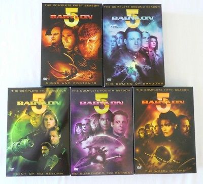 DVD Lot - Babylon 5 - Season 1, 2, 3, 4, 5 * Complete Series * EUC