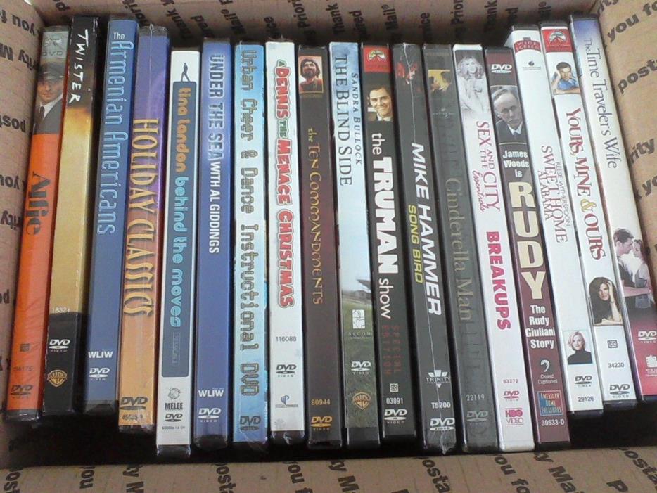 Lot #6 Wholesale 18  DVDs No Duplicates.....Used