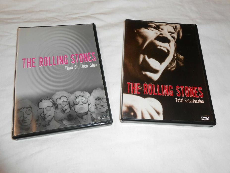 The Rolling Stones DVD Lot - 2 DVDs - Time On Their Side and Total Satisfaction