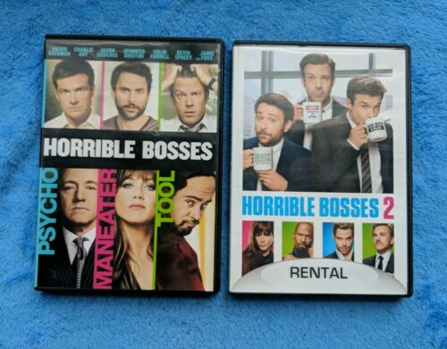HORRIBLE BOSSES 1 & 2 DVD Lot Comedy Jason Bateman Jennifer Aniston Charlie Day
