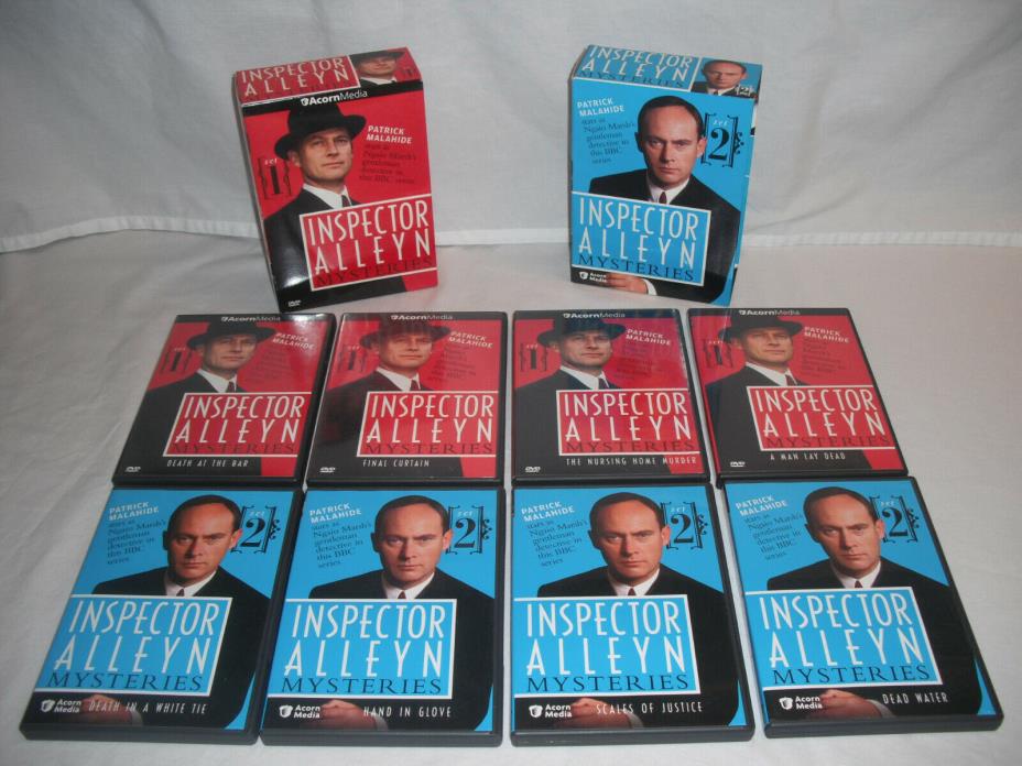 Inspector Alleyn Mysteries DVD LOT Sets 1 & 2 BBC British TV Series Show Acorn