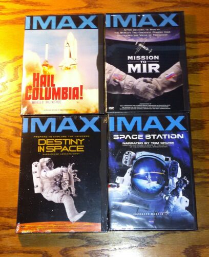 IMAX DVD Lot of 4. Mission to Mir, Hail Columbia, Space Station, Destiny NEW