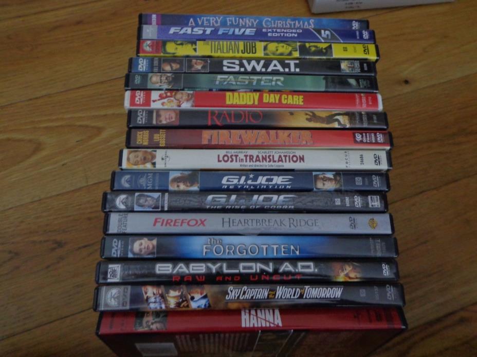 Lot Of 16  DVDs