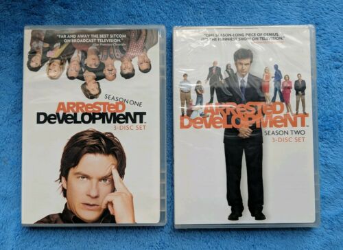 ARRESTED DEVELOPMENT Season 1 & 2 DVD Lot TV Comedy New Sealed / Like New