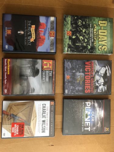 History Channel Dvd Lot, D Days In The Pacific, America’s Greatest Victories &