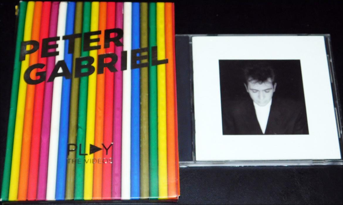 Peter Gabriel Lot - Play: The Videos DVD + Shaking the Tree: 16 Golden Greats CD