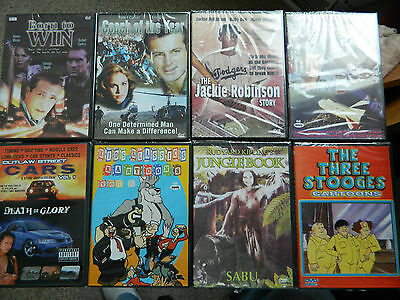 DVD's 8 DVD's (BB) including sports and cartoons