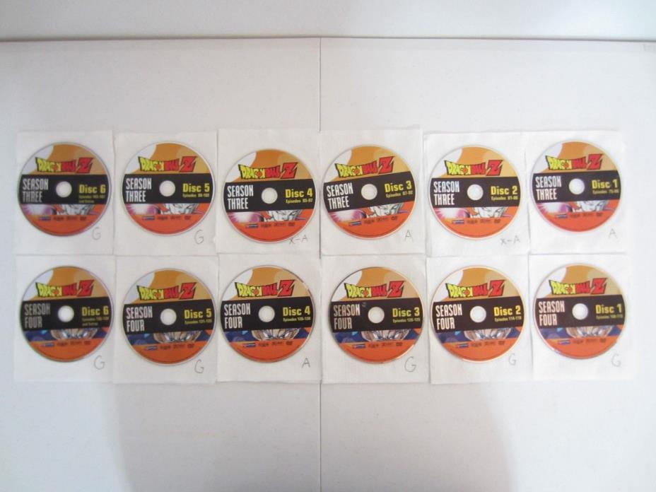 Dragon Ball Z LOT Wholesale 41 DISCS TOTAL SEASON MOVIE GT MIX BULK READ INFO