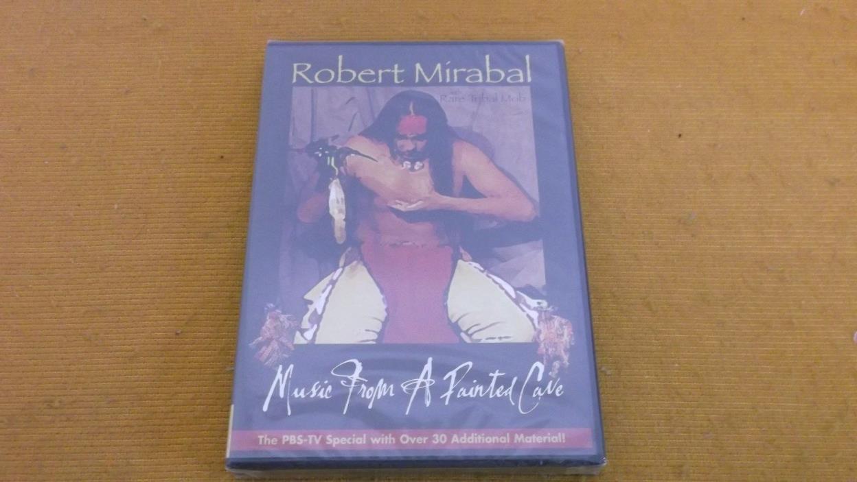 NEW SEALED ROBERT MIRABAL MUSIC FROM A PAINTED CAVE DVD WITH RARE TRIBAL MOB
