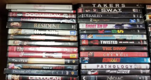 Bulk lot of 96 Movies DVD's - 7 unopened - 4 not in original cases Mixed Genres