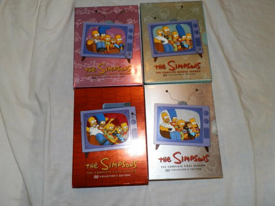 The Simpsons Collector Edition Season 1-3 and season 5 complete seasons