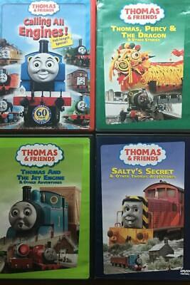 Thomas the Train & Friends Jet Engine Percy Salty Calling All Engines 4 DVD LOT