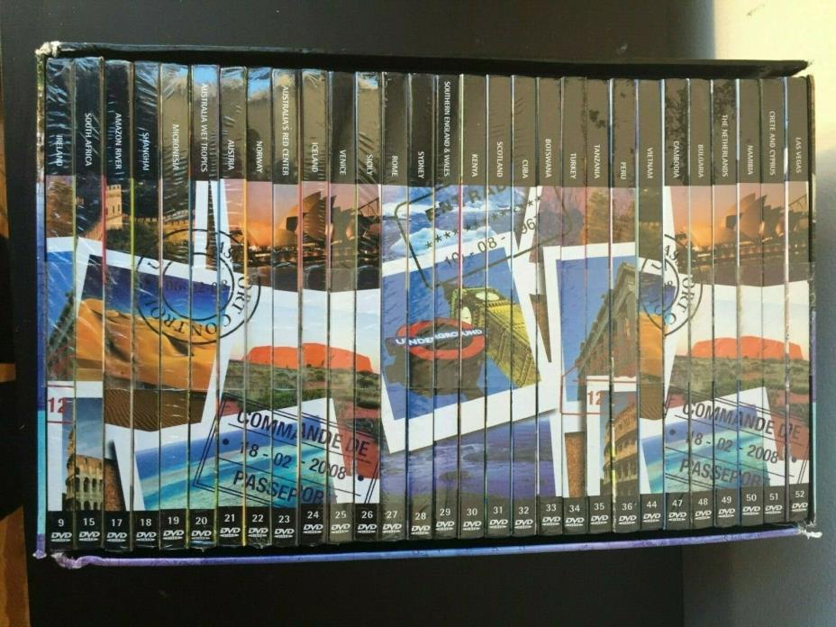 UNFORGETTABLE JOURNEYS SET 29 DVDS YOUR COMPLETE GUIDE TO WORLD COUNTRIES NEW