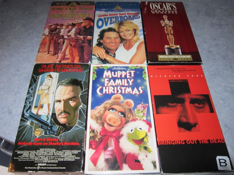 VHS Movie Lot of 6