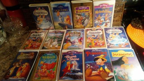 Walt Disney VHS Masterpiece Collection LOT OF 14 (Enlarge Pics for Titles)