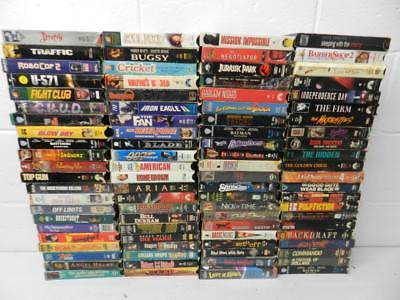 LOT of 88 Vintage VHS Movie Tapes - Mixed Home Collection