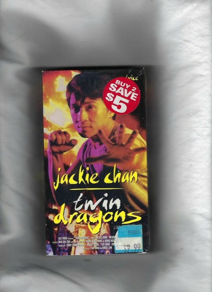 Vintage VHS - Jackie Chan  Twin Dragons  **NEW**