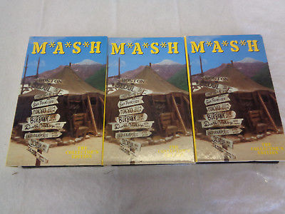 Lot of 3 - M*A*S*H The Collector's Edition VHS Columbia House