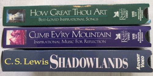 Video Bundle * Inspirational Music by Reader's Digest * Shadowlands by CS Lewis