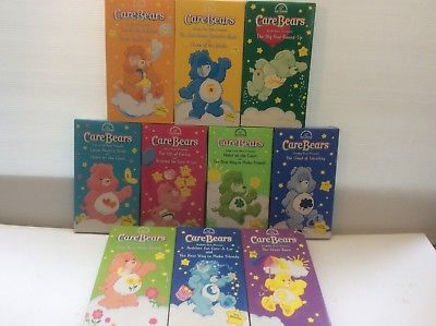 Care Bears Nelvana VHS Tapes  Lot of 10 Tested Nice