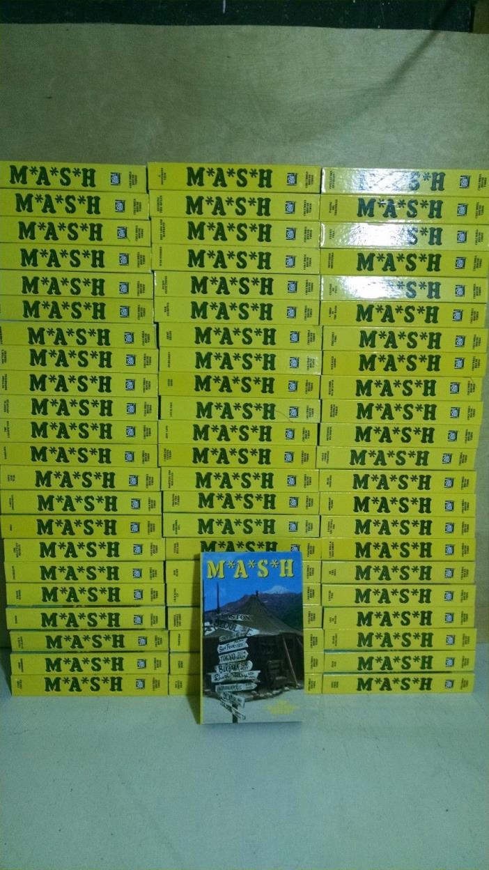 Nice M*A*S*H The Collector's Edition VHS Columbia House LOT of 70 Tapes