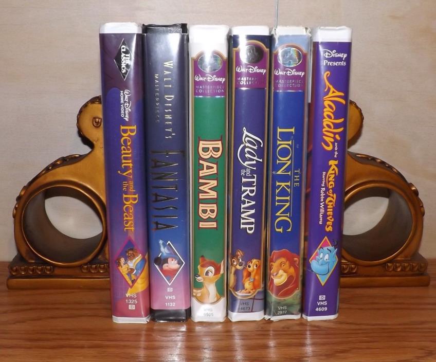 Disney Classic VHS Children/Family Time Classics 6 VHS Tapes