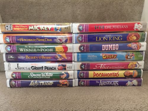 Lot Of 14 Disney VHS Movies